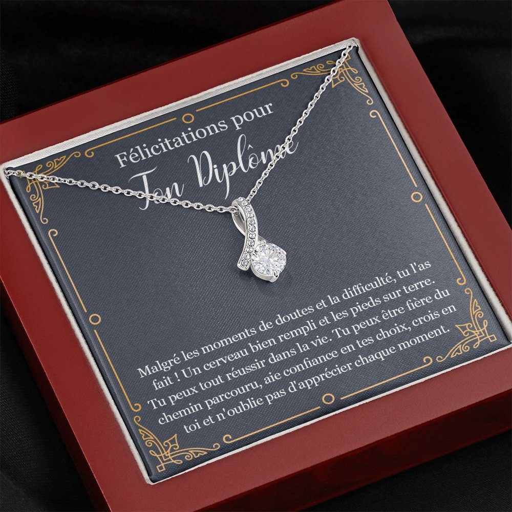 LINKY • Collier Félicitations Diplôme Fille Elixir - Lehnaa