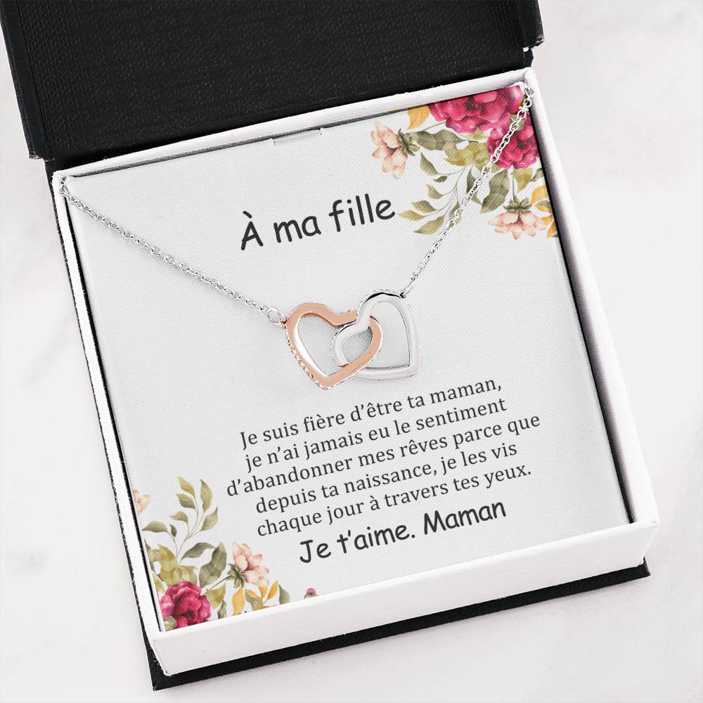 LINKY • Collier Mère-Fille Double Cœur - Lehnaa