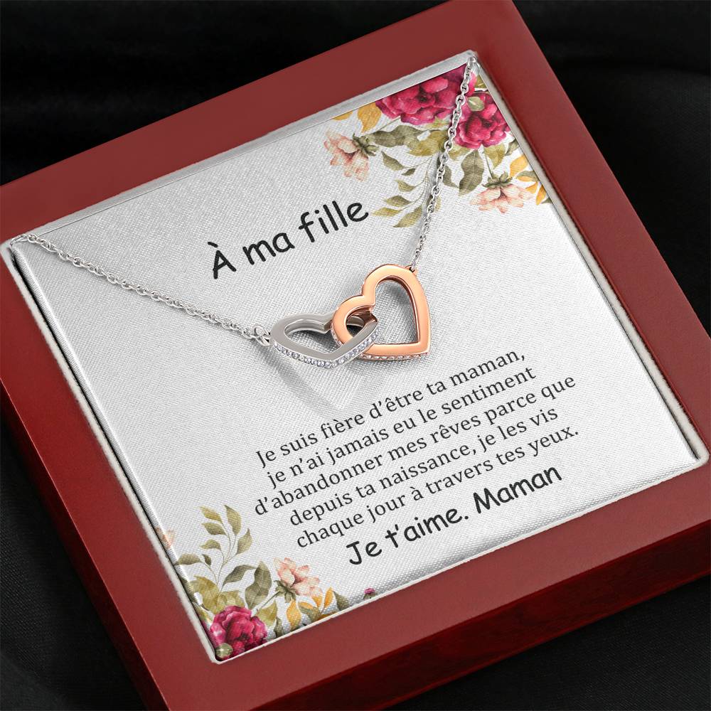 LINKY • Collier Mère-Fille Double Cœur - Lehnaa