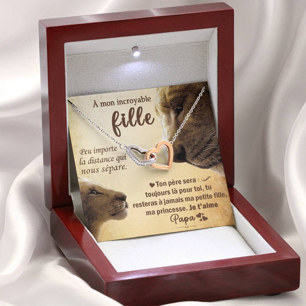 LINKY • Collier Père-Fille Double Cœur - Lehnaa