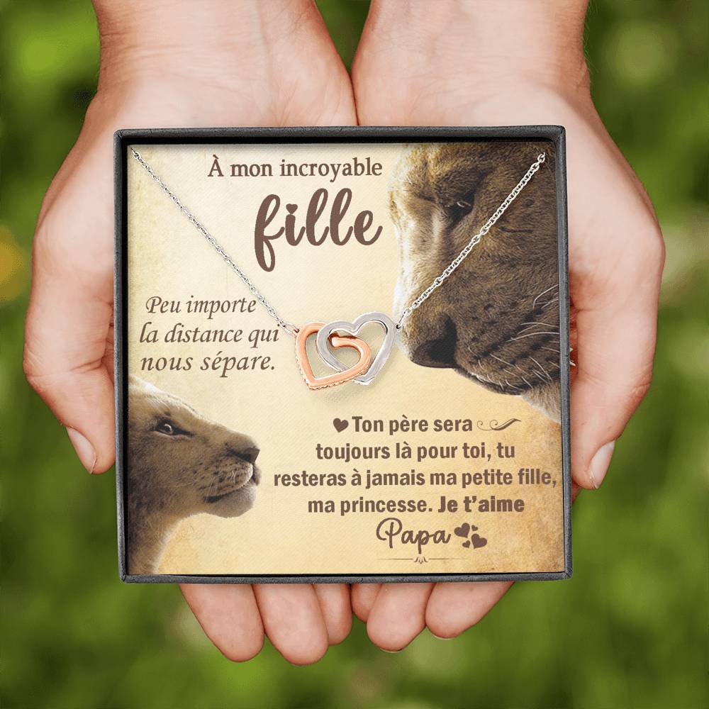 LINKY • Collier Père-Fille Double Cœur - Lehnaa