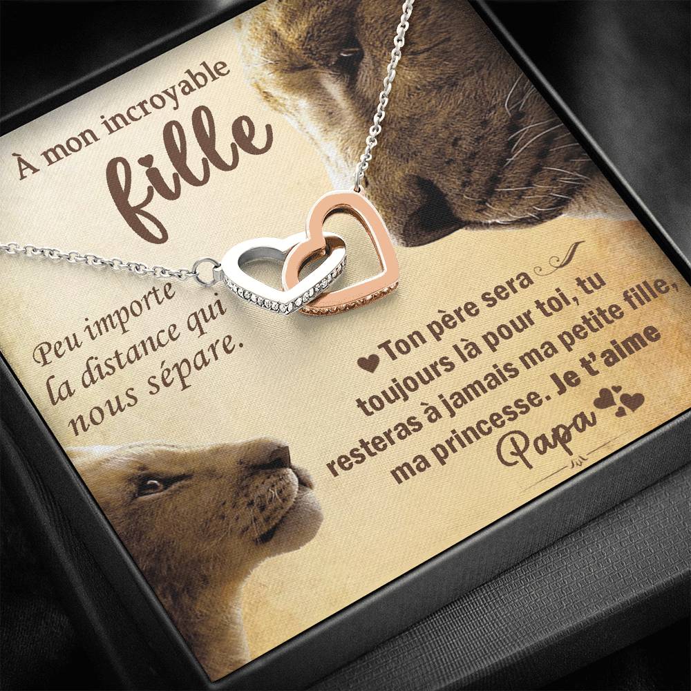 LINKY • Collier Père-Fille Double Cœur - Lehnaa