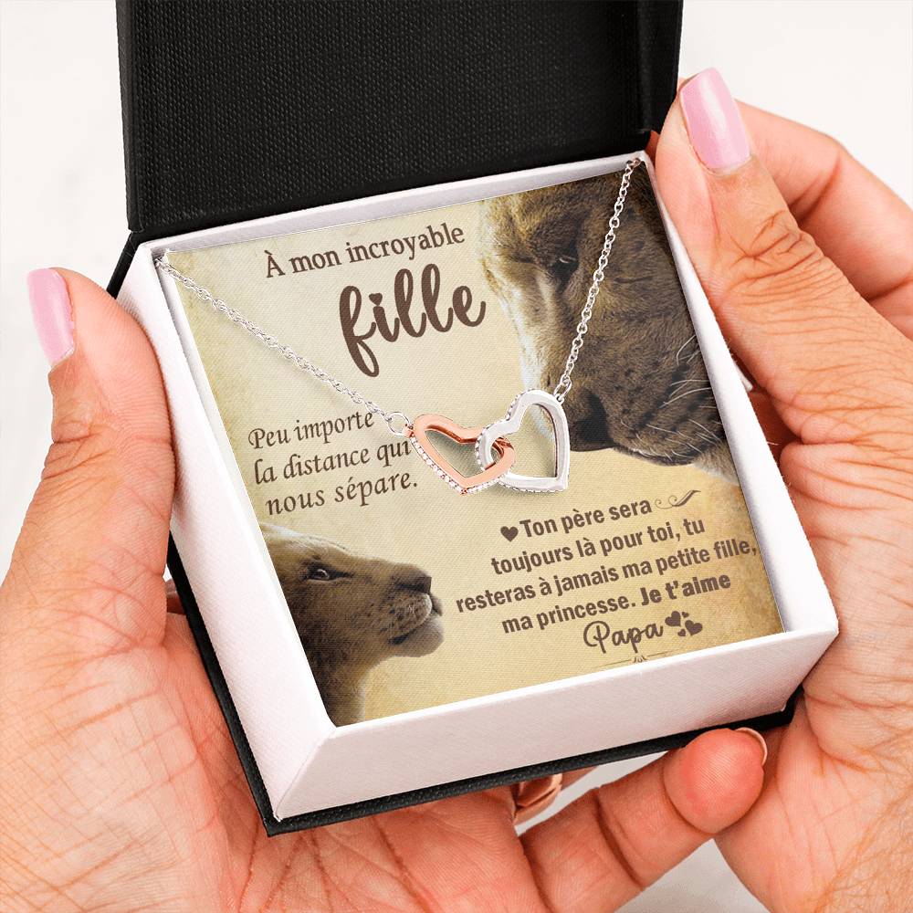 LINKY • Collier Père-Fille Double Cœur - Lehnaa