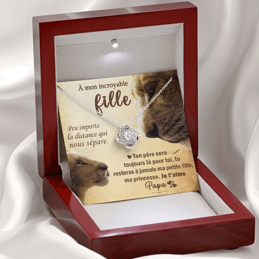 LINKY • Collier Père-Fille Noeud d'Amour - Lehnaa