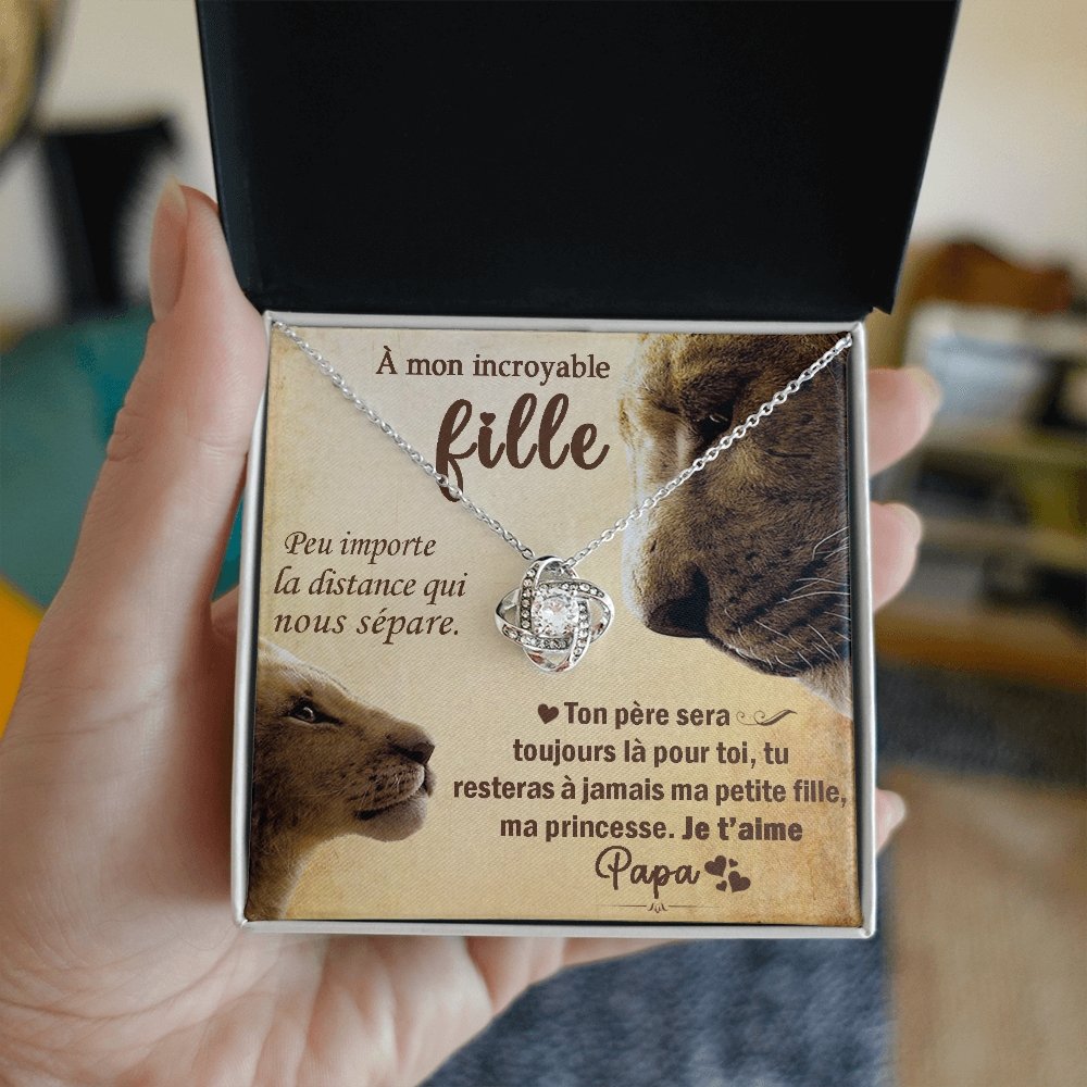 LINKY • Collier Père-Fille Noeud d'Amour - Lehnaa