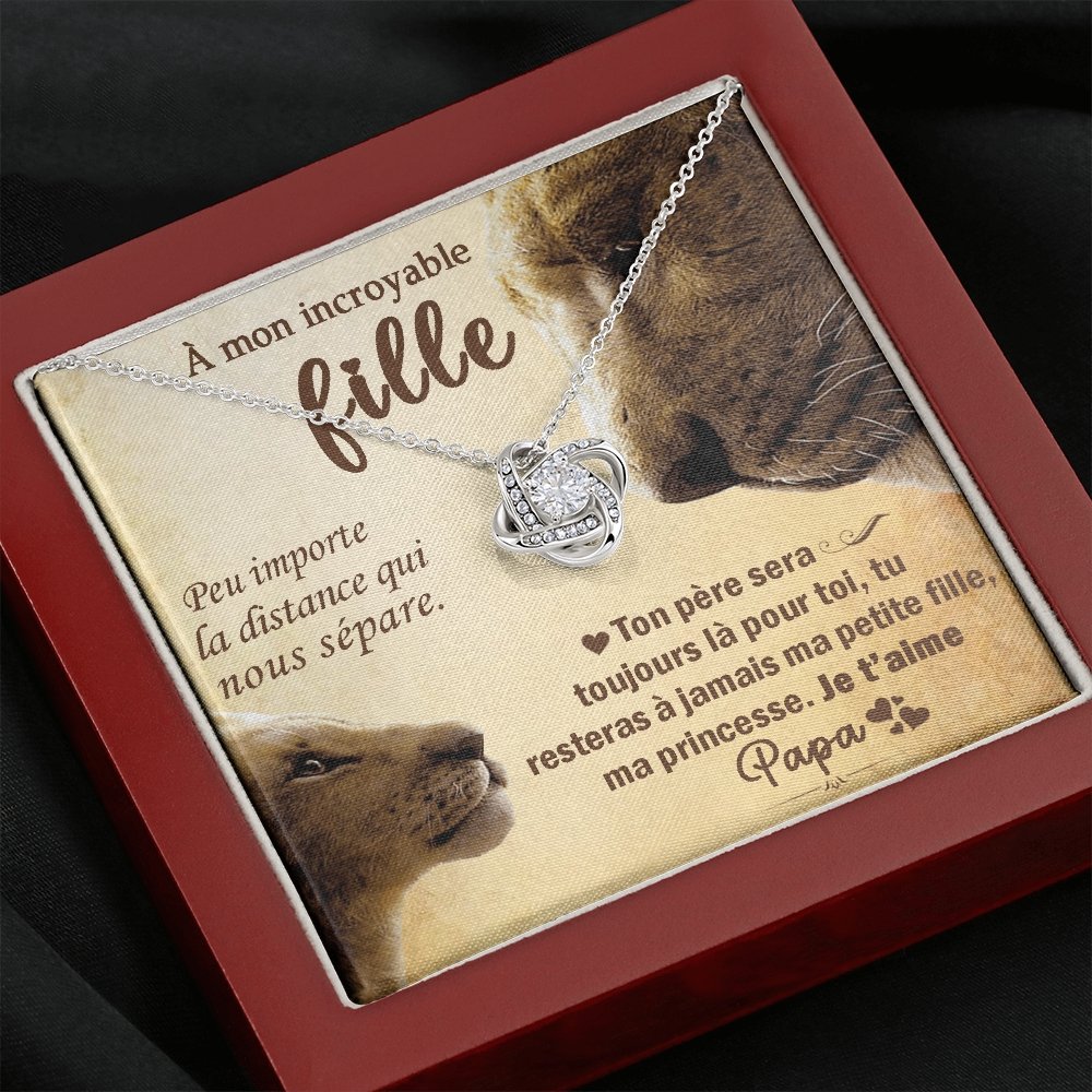 LINKY • Collier Père-Fille Noeud d'Amour - Lehnaa