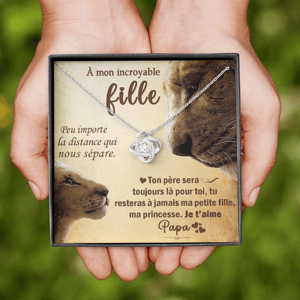 LINKY • Collier Père-Fille Noeud d'Amour - Lehnaa