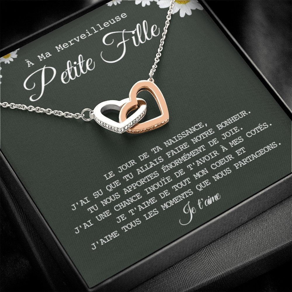 LINKY • Collier Petite-Fille Double Cœur - Lehnaa