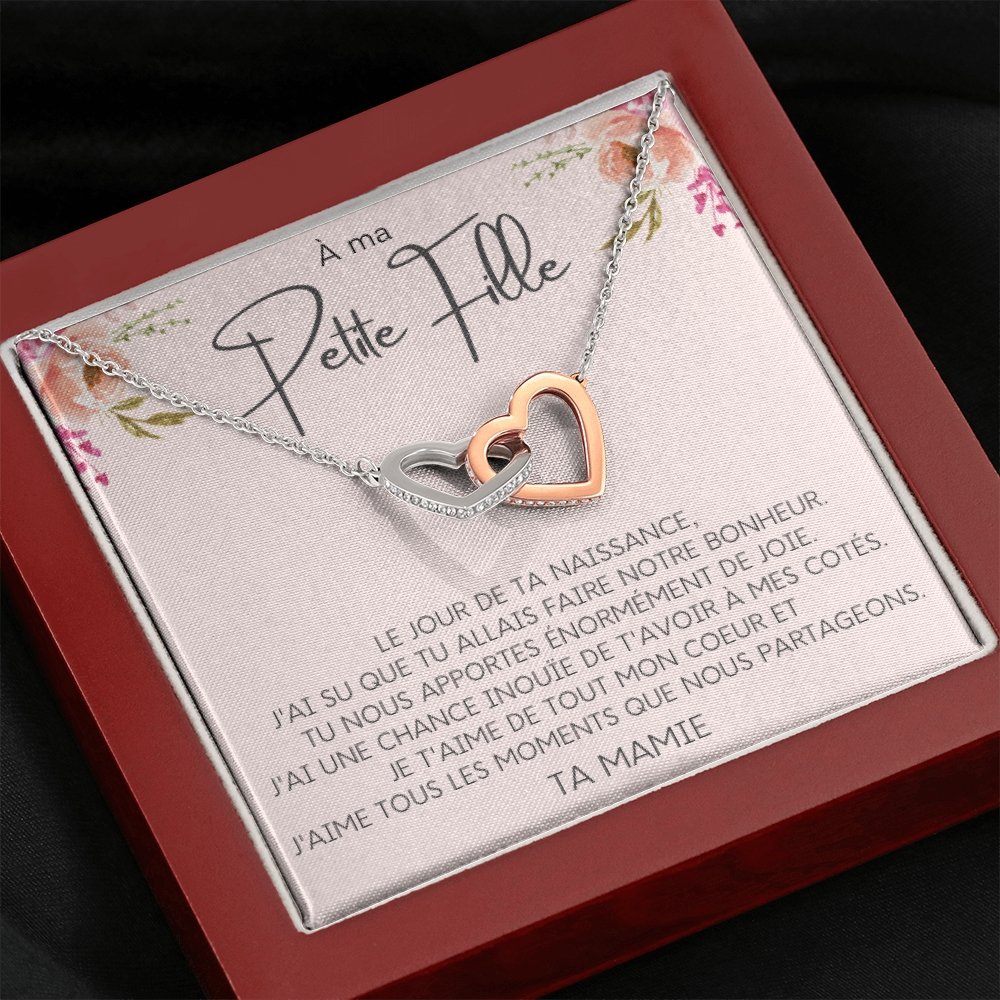 LINKY • Collier Petite-Fille Double Cœur - Lehnaa