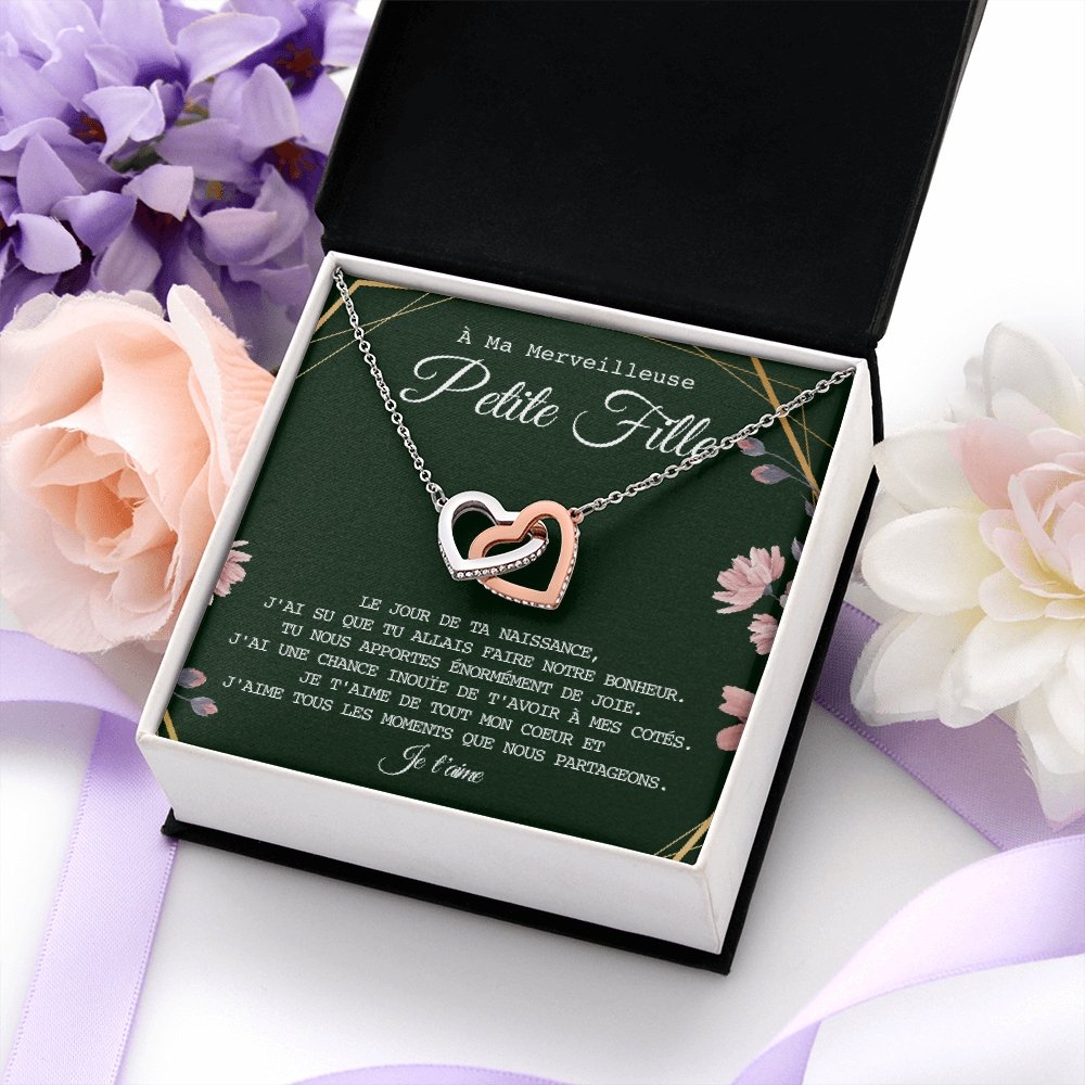 LINKY • Collier Petite-Fille Double Cœur - Lehnaa