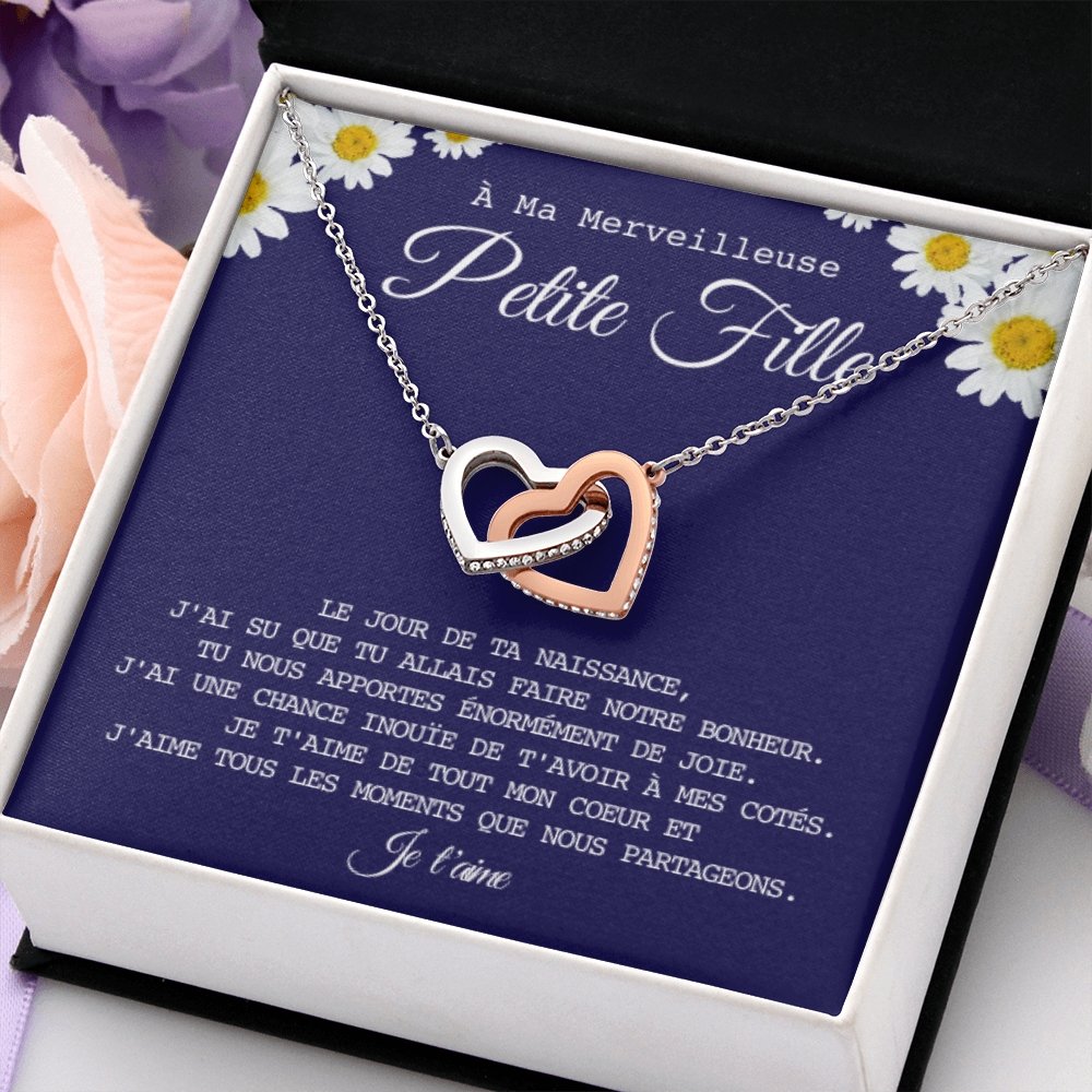 LINKY • Collier Petite-Fille Double Cœur - Lehnaa