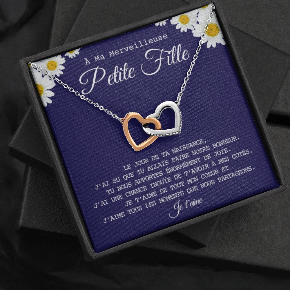 LINKY • Collier Petite-Fille Double Cœur - Lehnaa