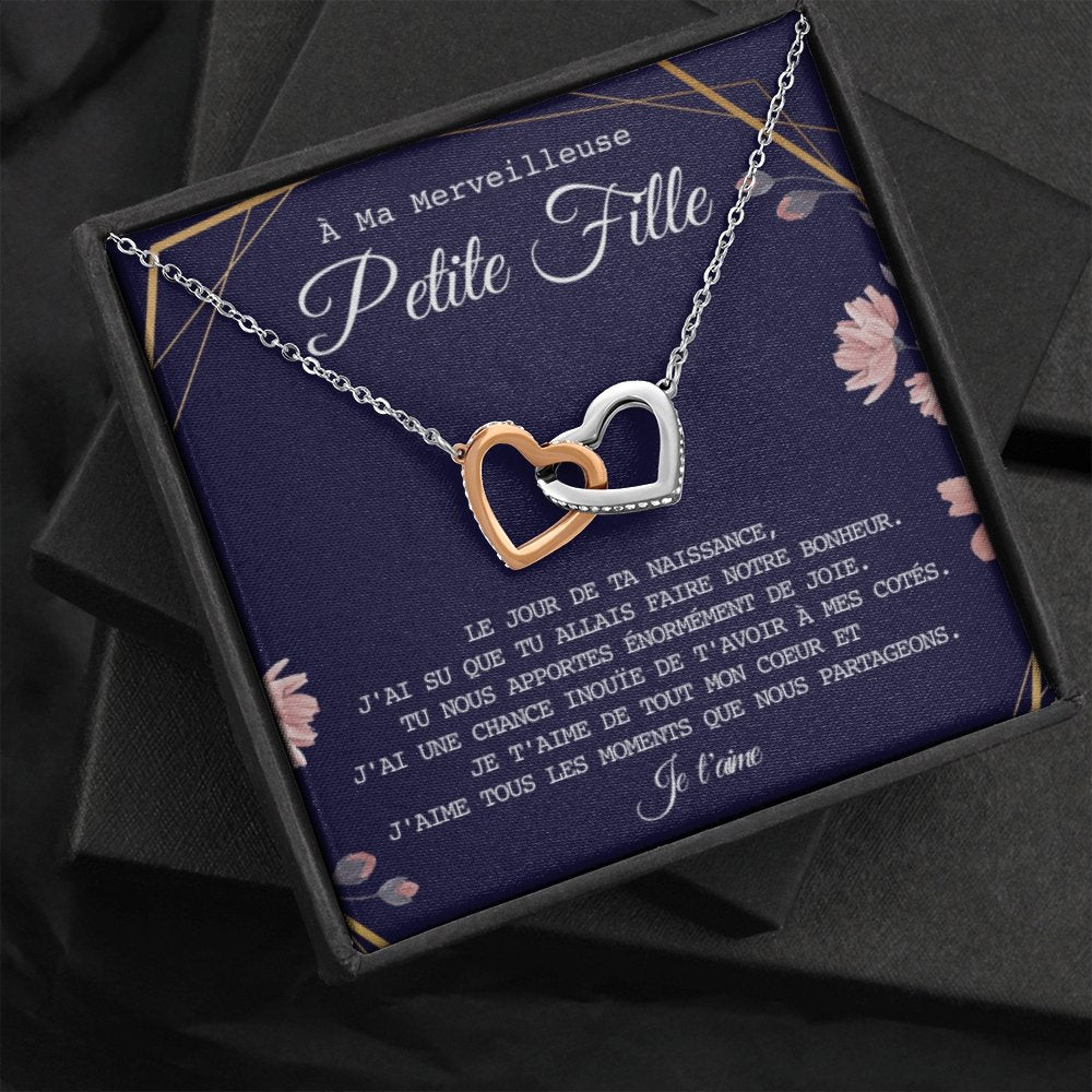 LINKY • Collier Petite-Fille Double Cœur - Lehnaa