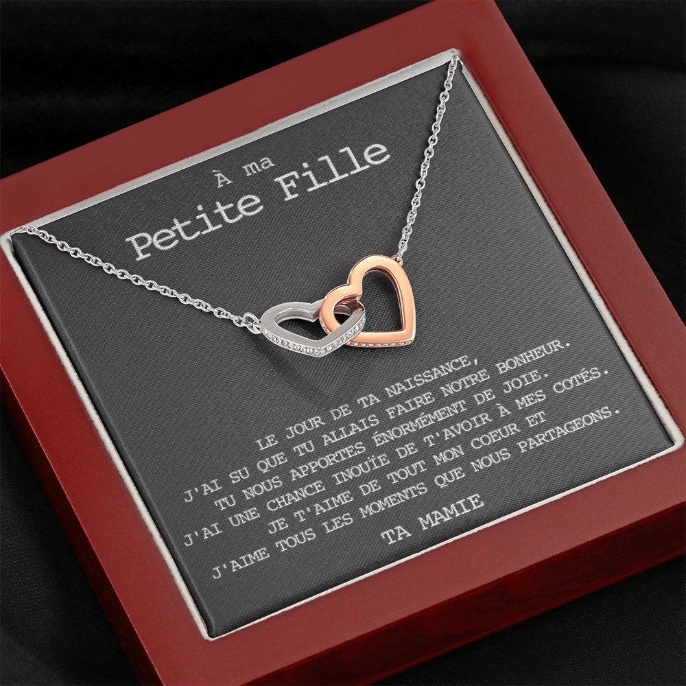 LINKY • Collier Petite-Fille Double Cœur - Lehnaa