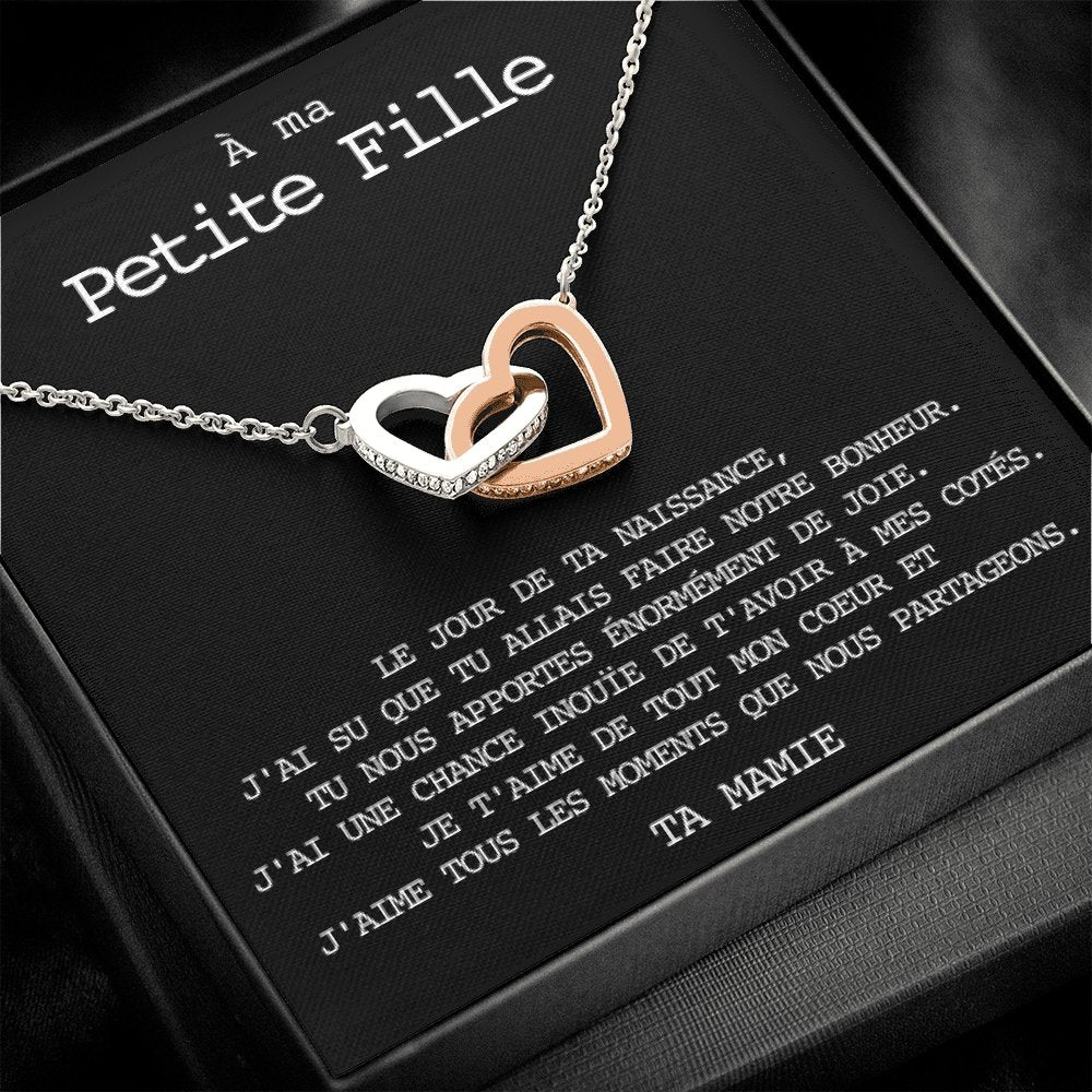 LINKY • Collier Petite-Fille Double Cœur - Lehnaa