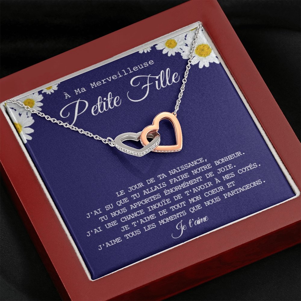 LINKY • Collier Petite-Fille Double Cœur - Lehnaa