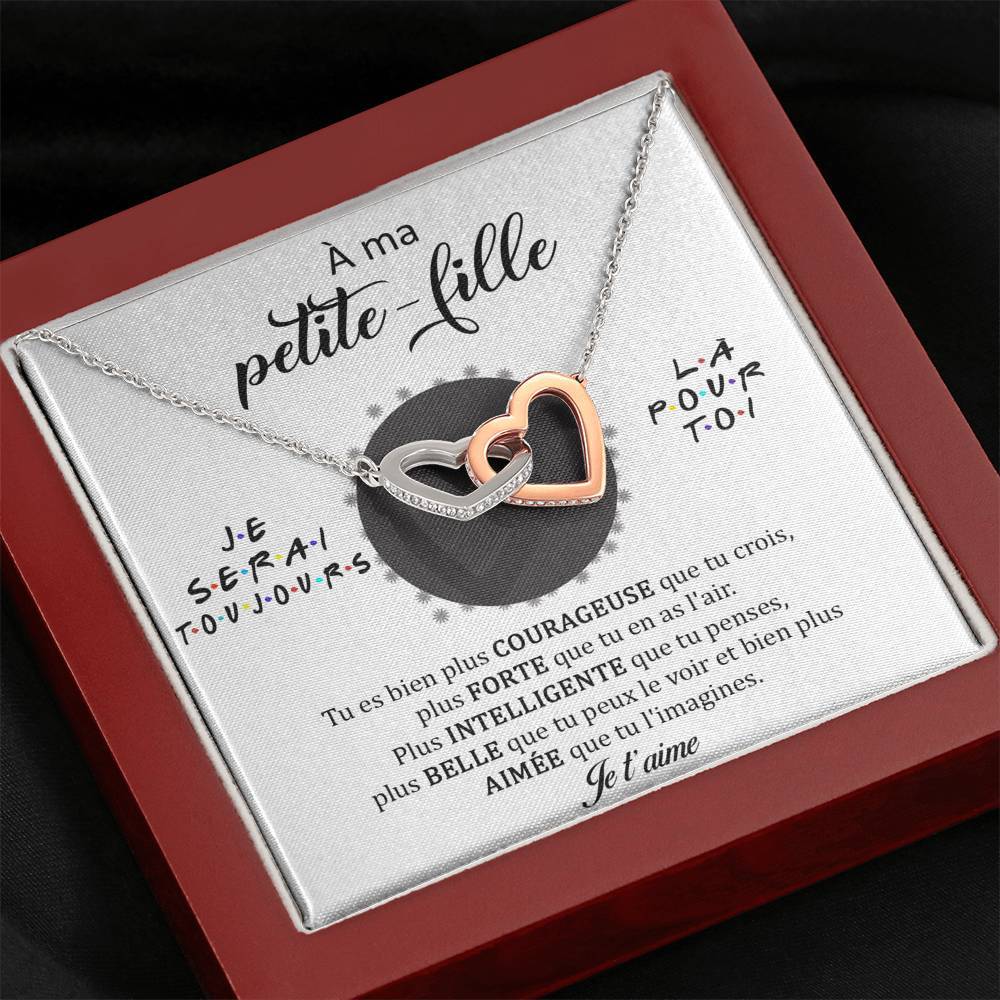 LINKY • Collier Petite-Fille Double Cœur - Lehnaa