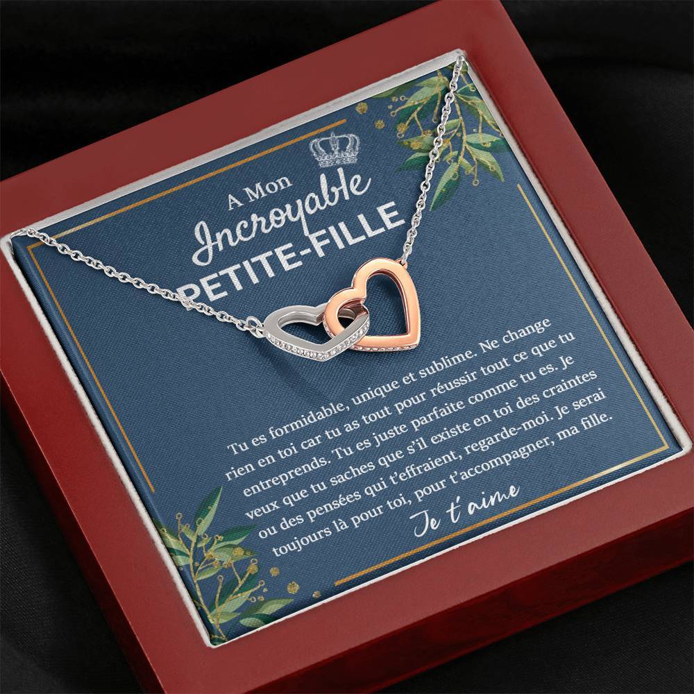 LINKY • Collier Petite-Fille Double Cœur - Lehnaa