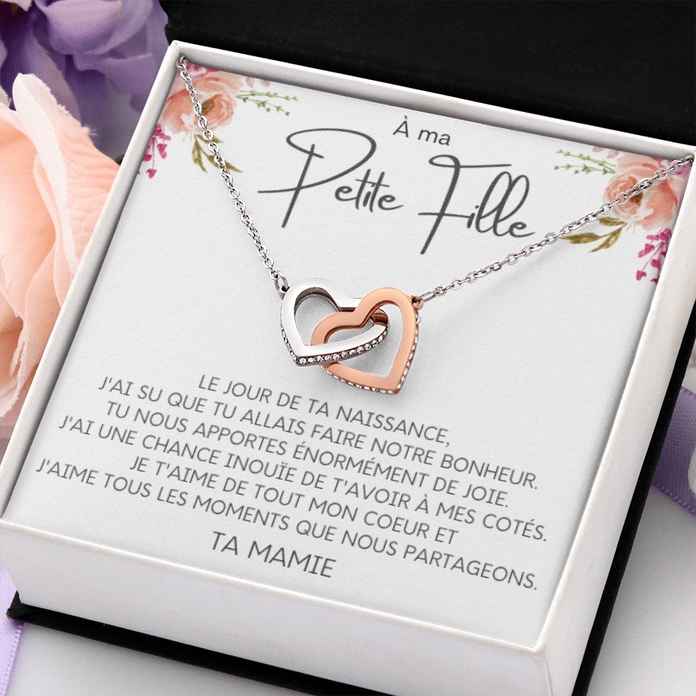 LINKY • Collier Petite-Fille Double Cœur - Lehnaa