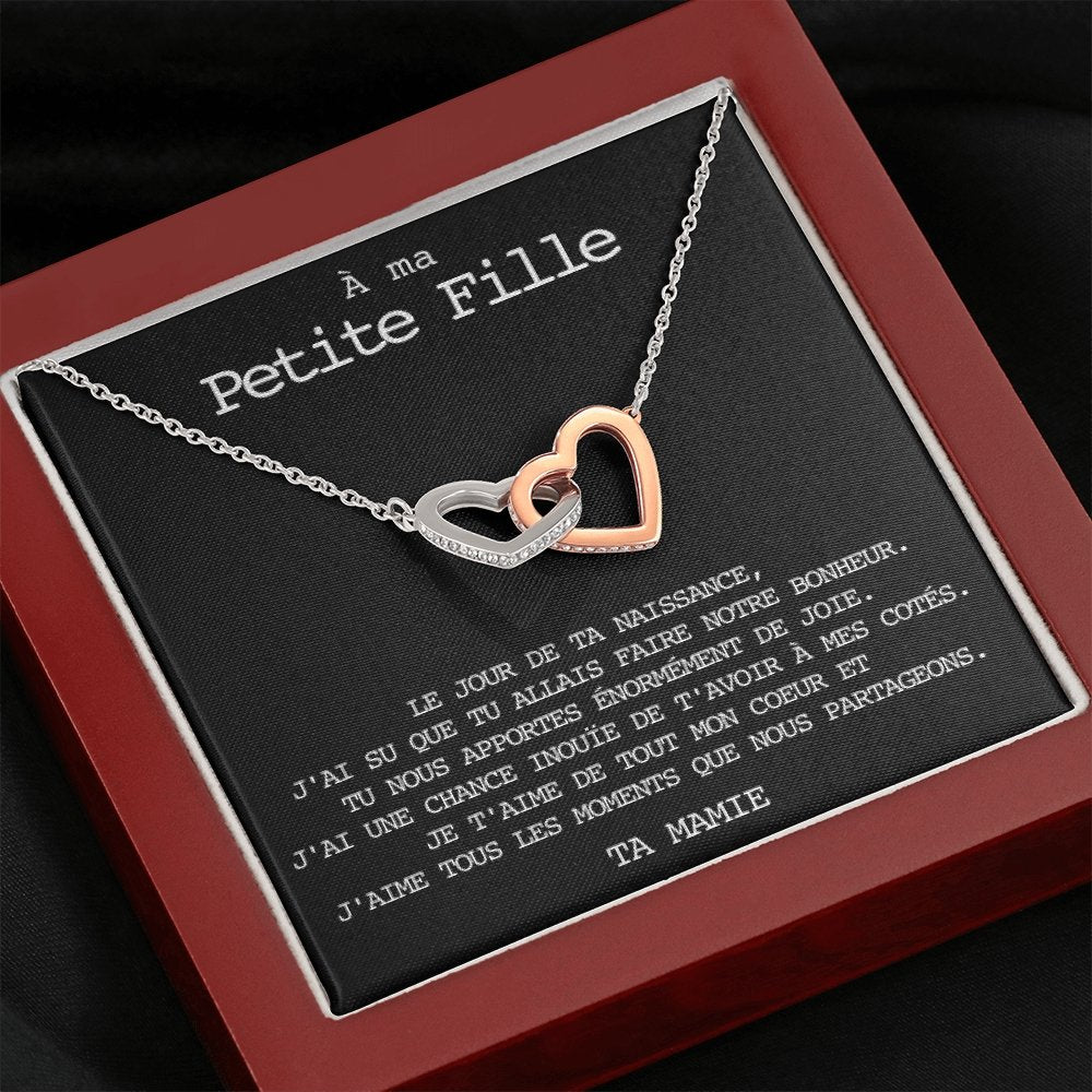 LINKY • Collier Petite-Fille Double Cœur - Lehnaa