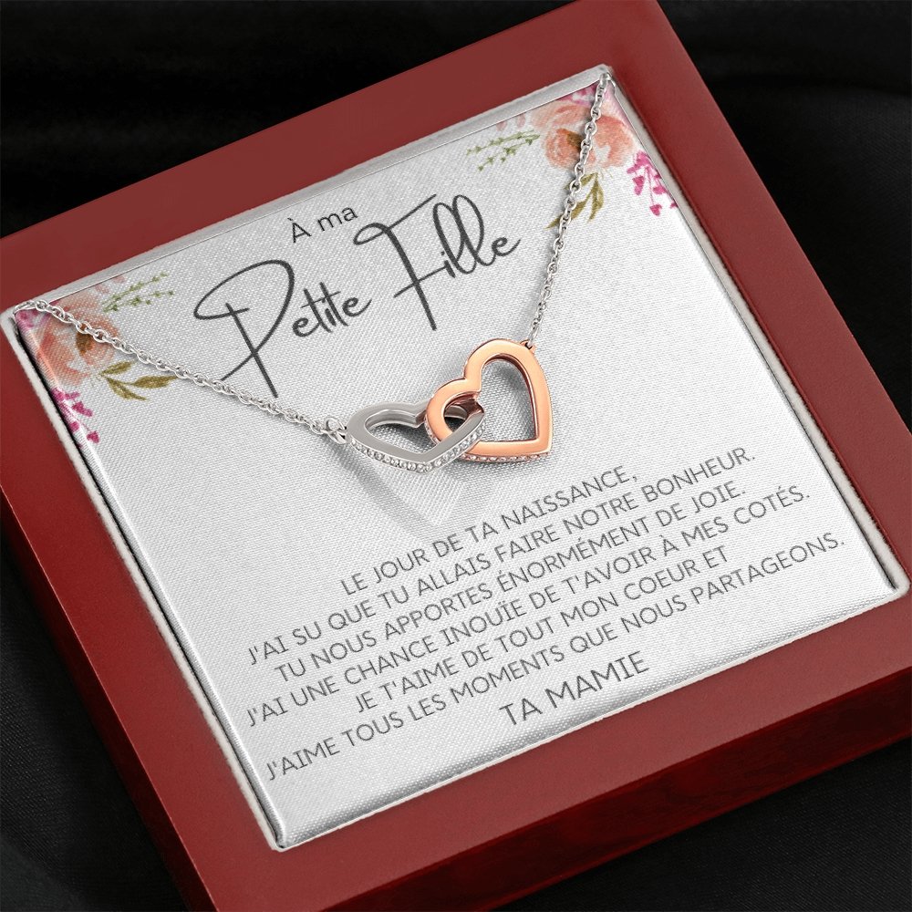 LINKY • Collier Petite-Fille Double Cœur - Lehnaa