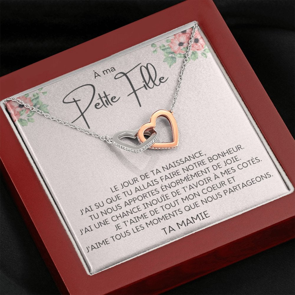 LINKY • Collier Petite-Fille Double Cœur - Lehnaa