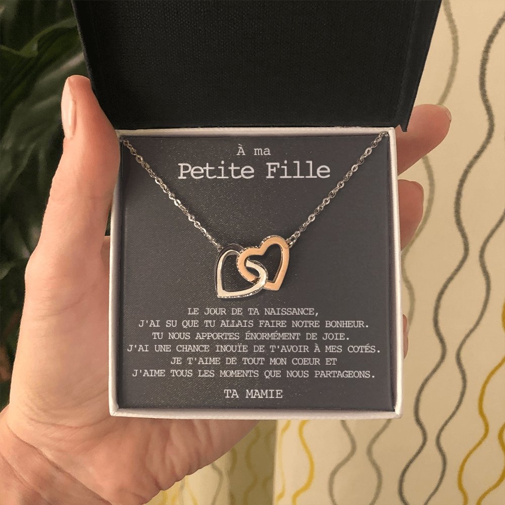 LINKY • Collier Petite-Fille Double Cœur - Lehnaa