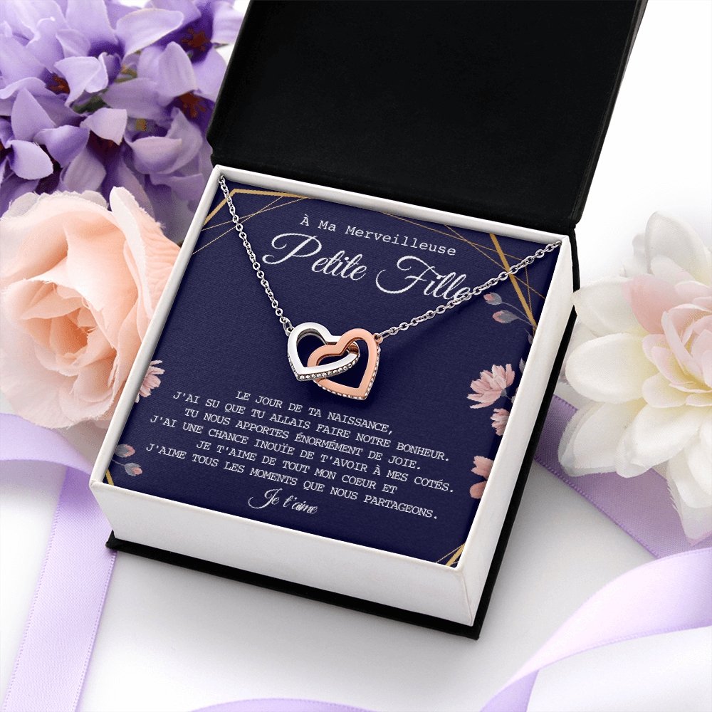 LINKY • Collier Petite-Fille Double Cœur - Lehnaa