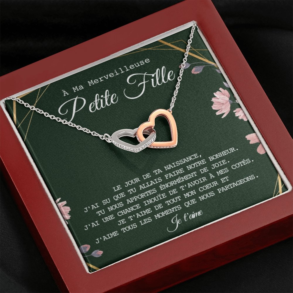 LINKY • Collier Petite-Fille Double Cœur - Lehnaa