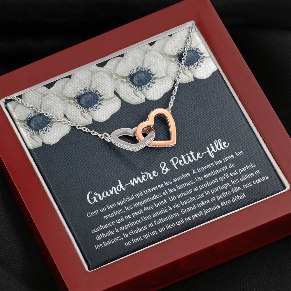 LINKY • Collier Petite Fille Double Cœur - Lehnaa