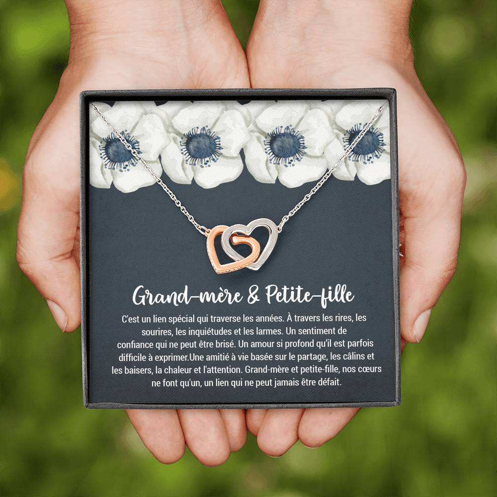 LINKY • Collier Petite Fille Double Cœur - Lehnaa