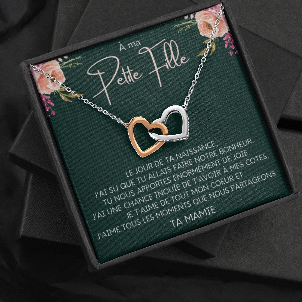 LINKY • Collier Petite-Fille Double Cœur - Lehnaa