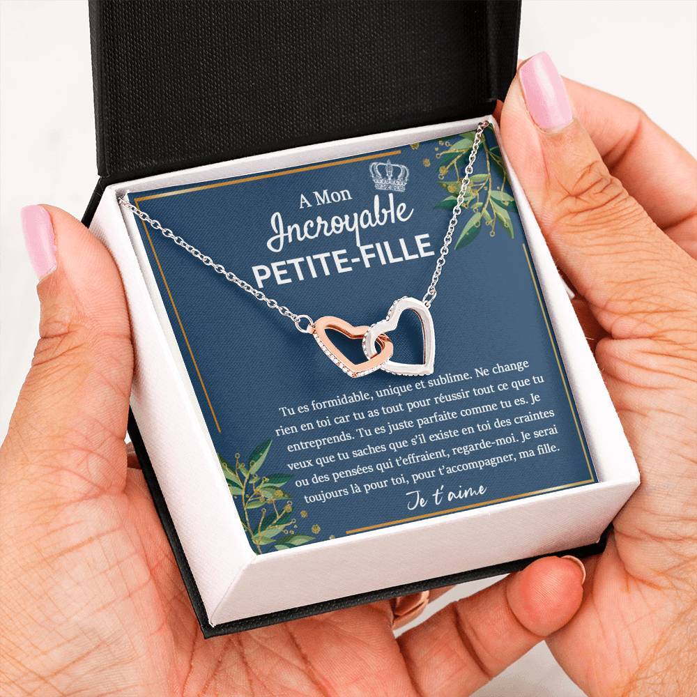 LINKY • Collier Petite-Fille Double Cœur - Lehnaa