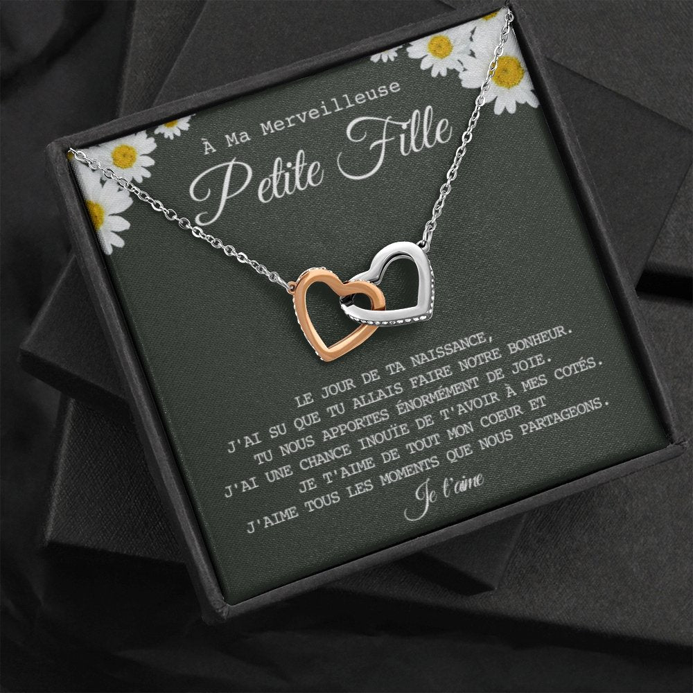 LINKY • Collier Petite-Fille Double Cœur - Lehnaa