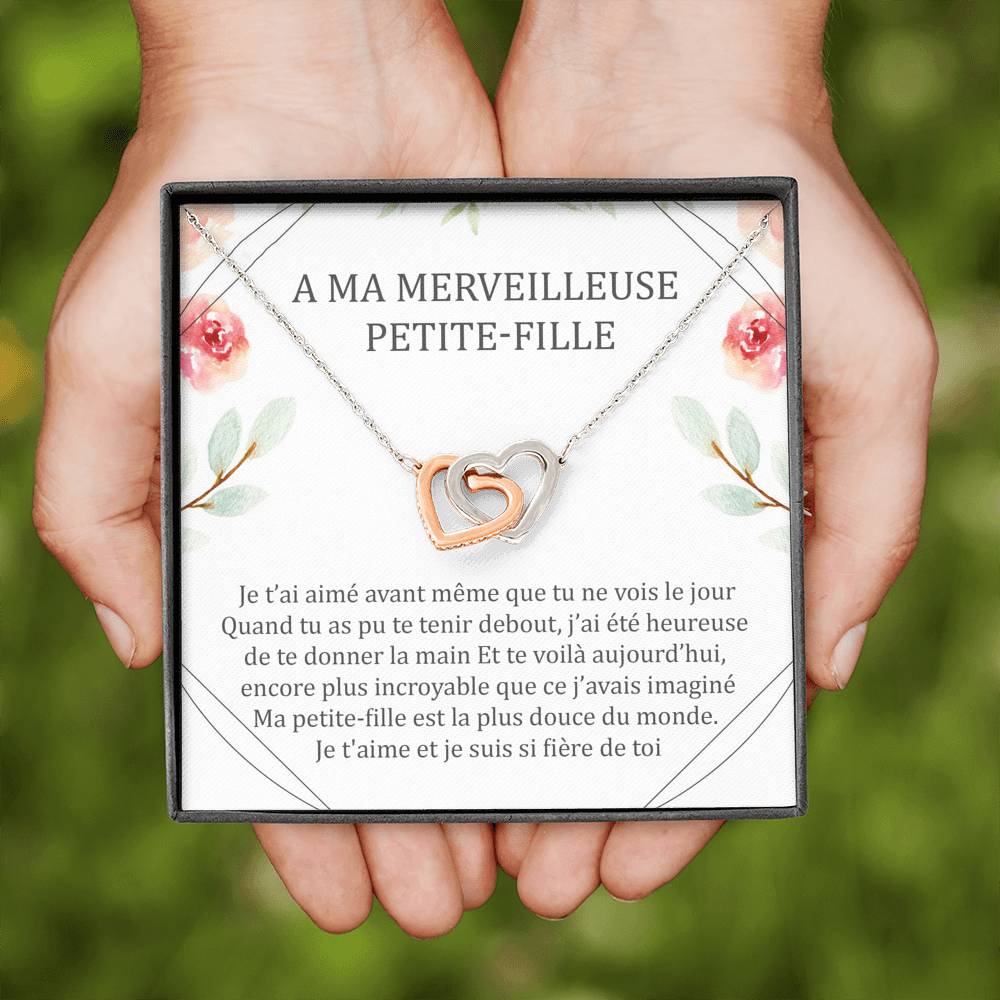 LINKY • Collier Petite-Fille Double Cœur - Lehnaa