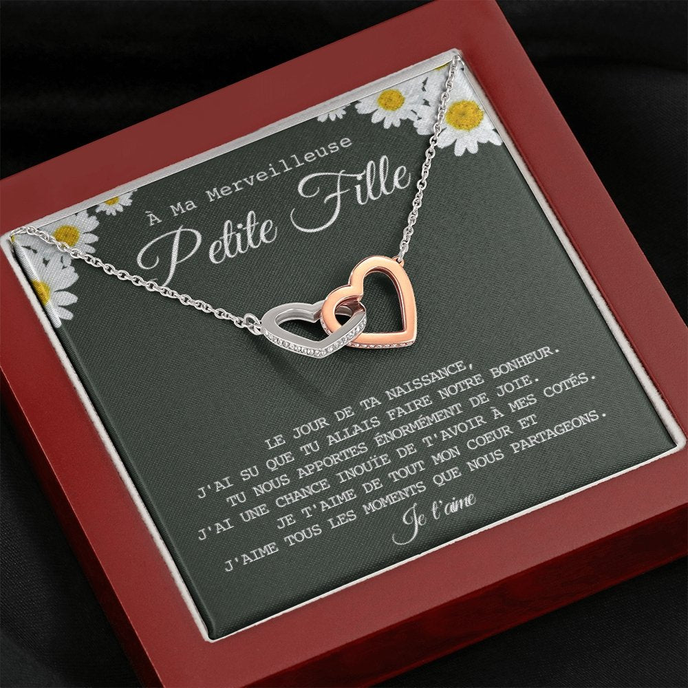 LINKY • Collier Petite-Fille Double Cœur - Lehnaa