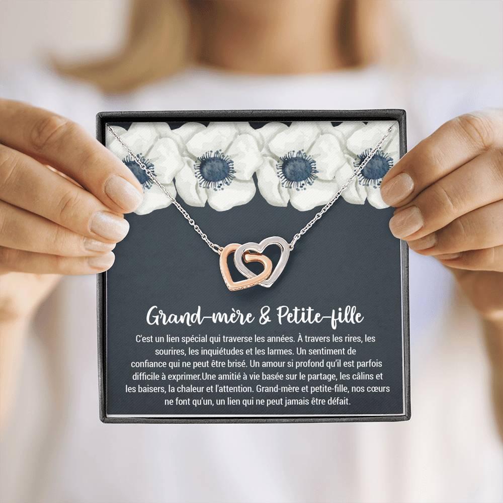 LINKY • Collier Petite Fille Double Cœur - Lehnaa