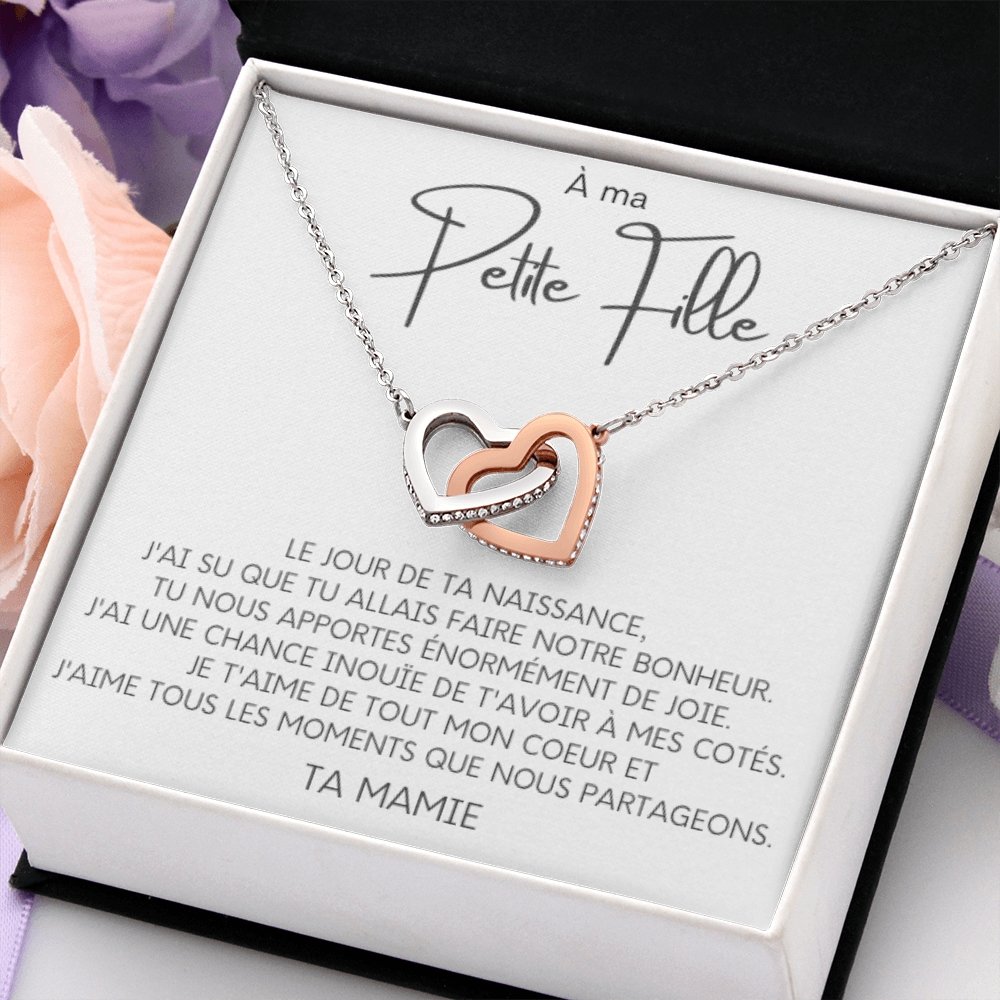 LINKY • Collier Petite-Fille Double Cœur - Lehnaa