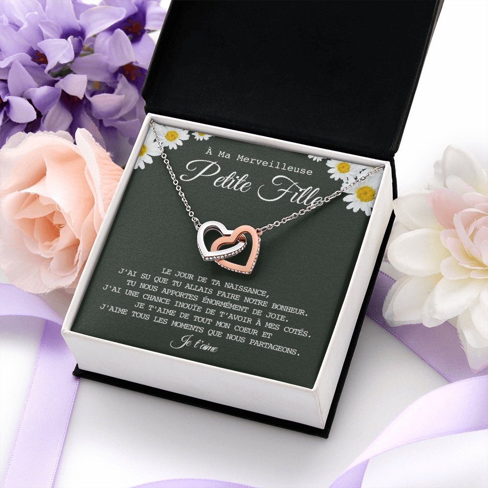 LINKY • Collier Petite-Fille Double Cœur - Lehnaa