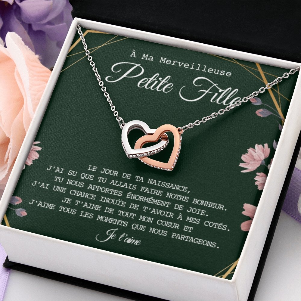 LINKY • Collier Petite-Fille Double Cœur - Lehnaa