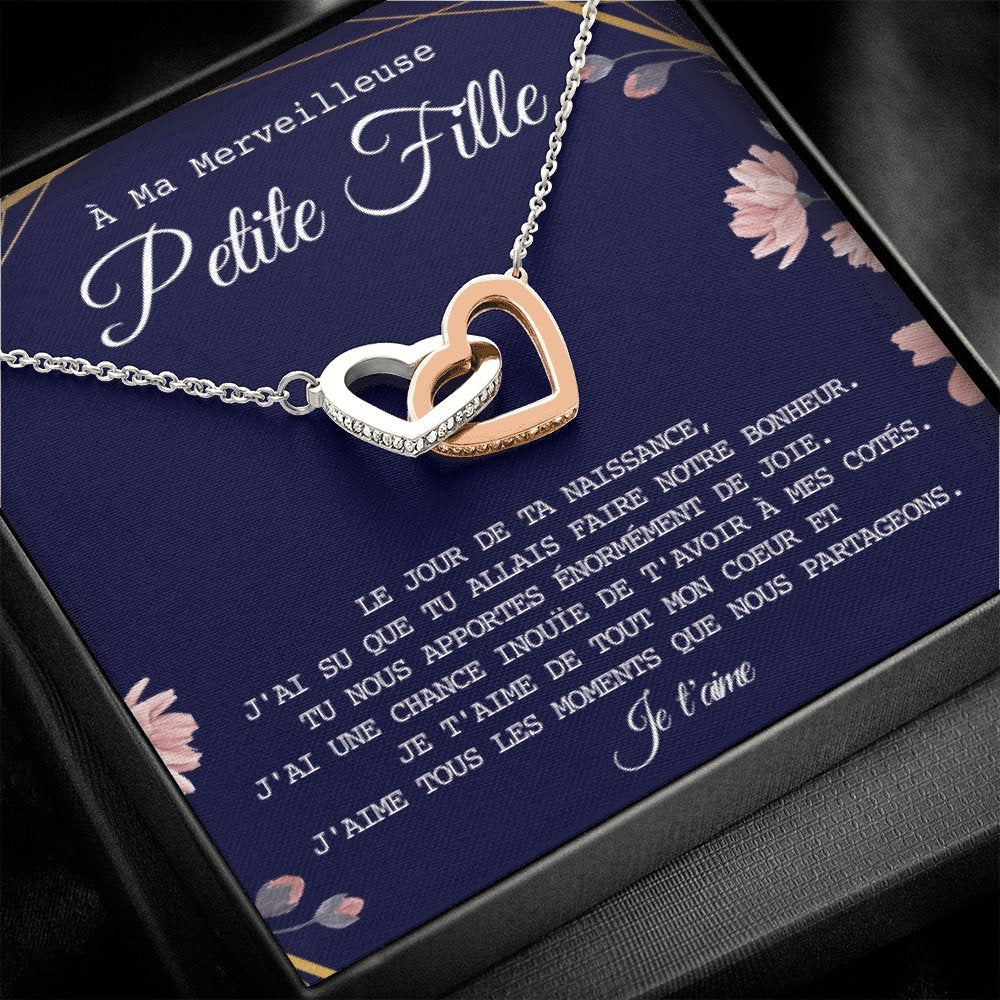 LINKY • Collier Petite-Fille Double Cœur - Lehnaa