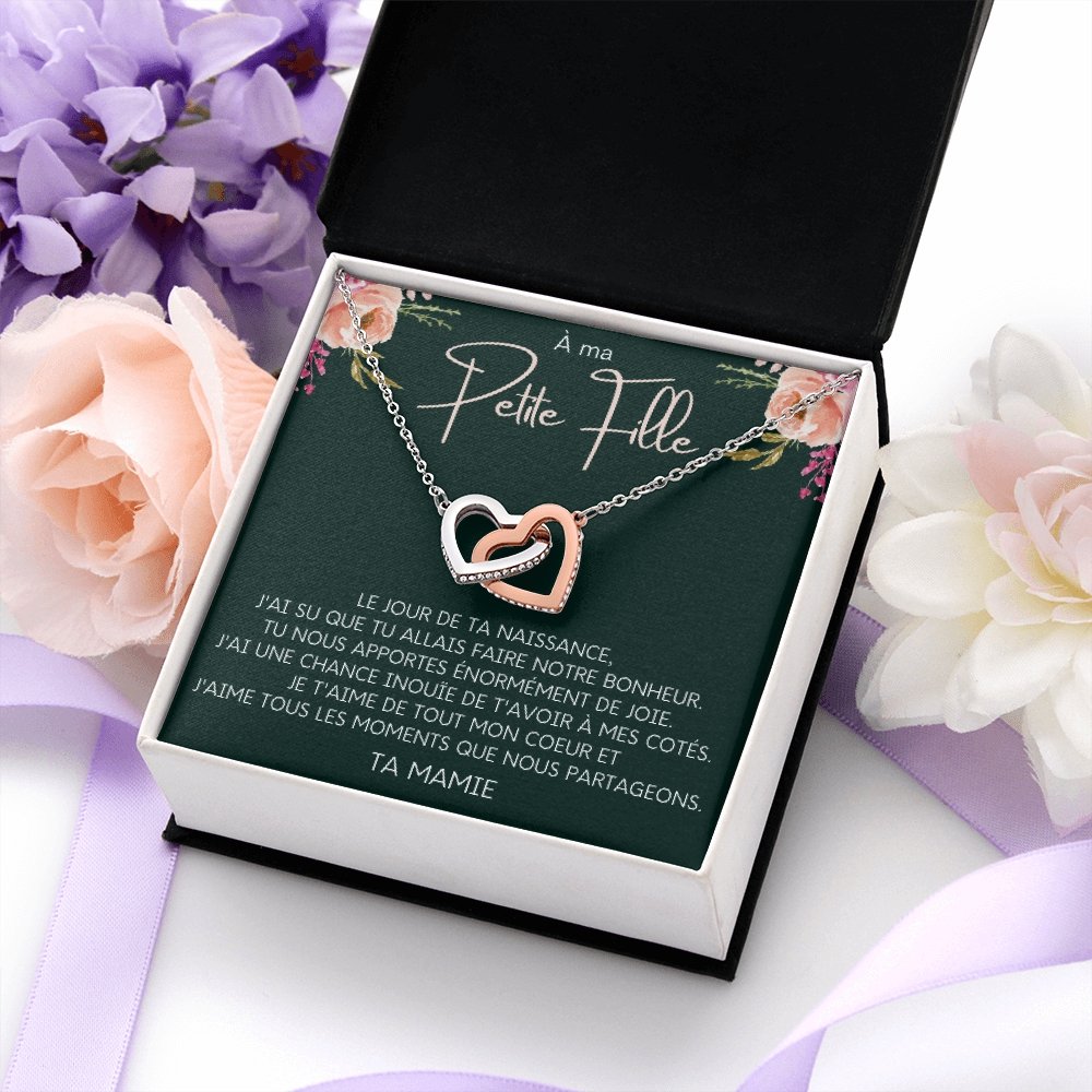 LINKY • Collier Petite-Fille Double Cœur - Lehnaa