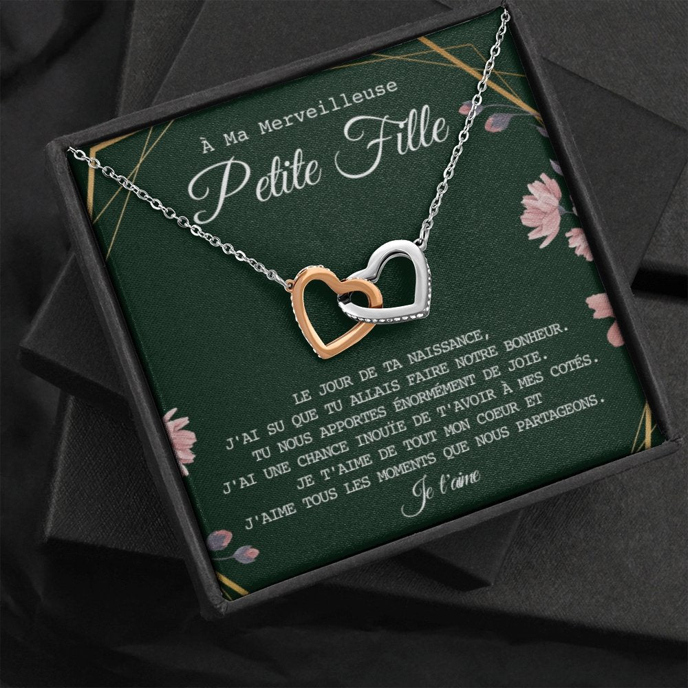 LINKY • Collier Petite-Fille Double Cœur - Lehnaa