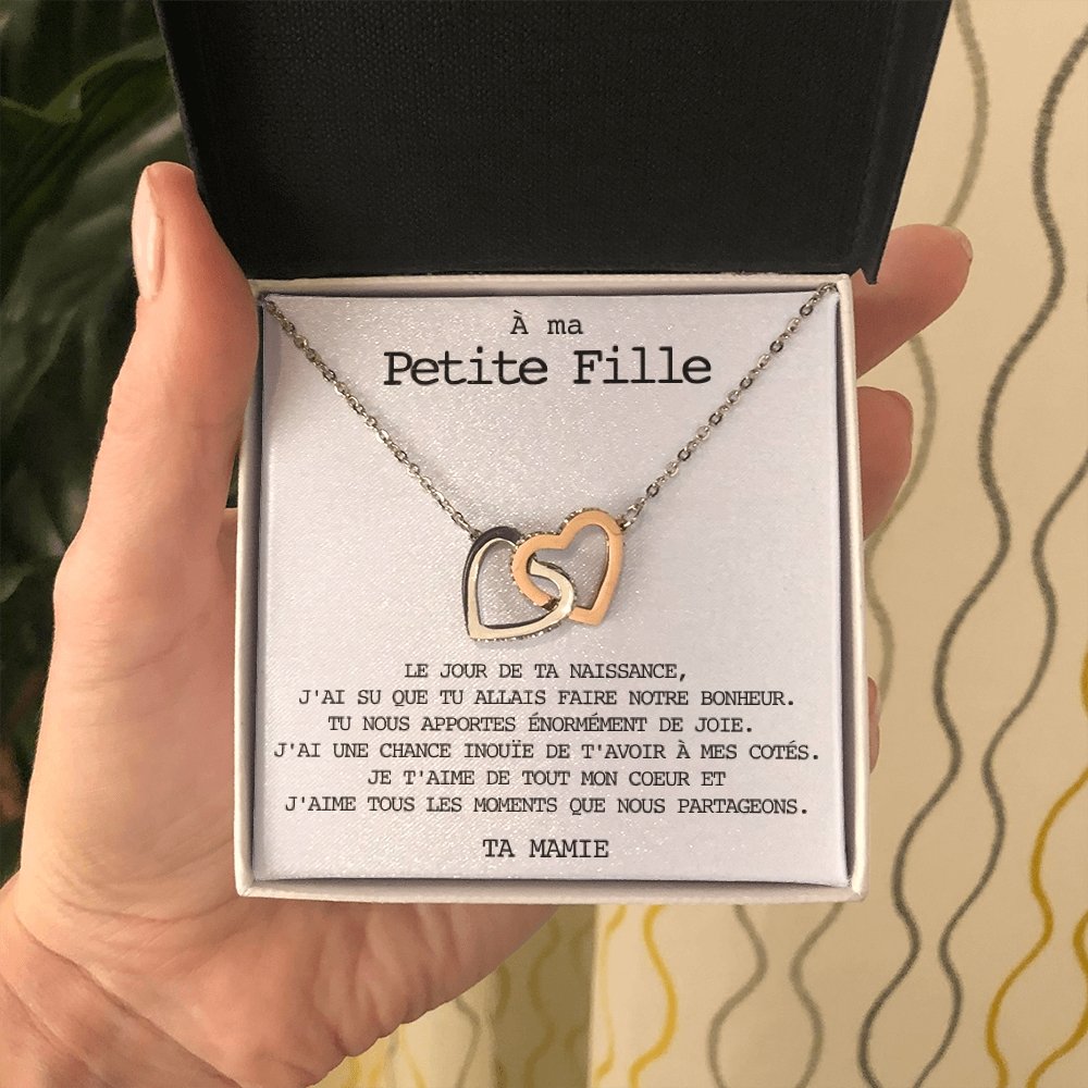 LINKY • Collier Petite-Fille Double Cœur - Lehnaa