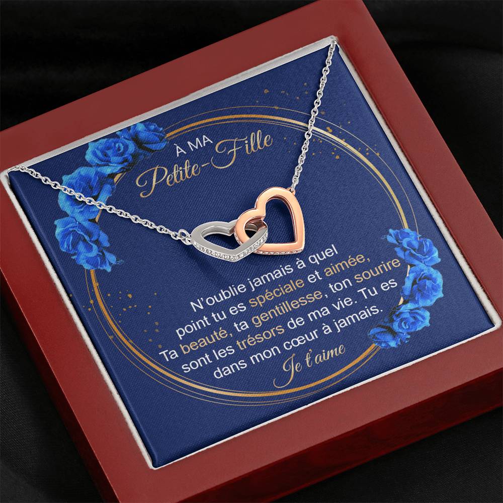 LINKY • Collier Petite-Fille Double Cœur - Lehnaa