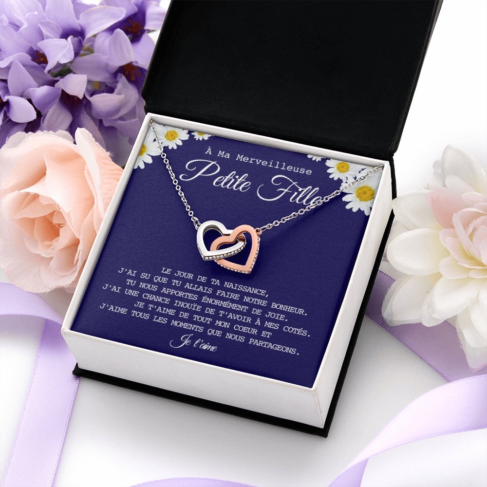 LINKY • Collier Petite-Fille Double Cœur - Lehnaa