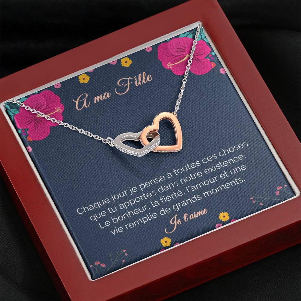 LINKY • Déclaration Pour Ma Fille Double Cœur - Lehnaa