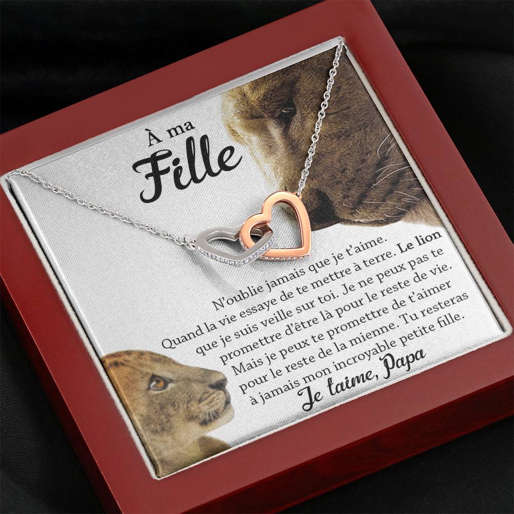 LINKY • Déclaration Pour Ma Fille Version Papa Double Cœur - Lehnaa