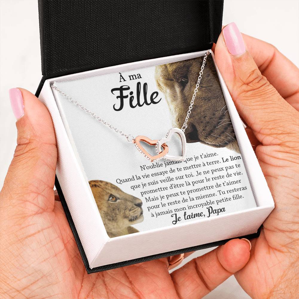 LINKY • Déclaration Pour Ma Fille Version Papa Double Cœur - Lehnaa