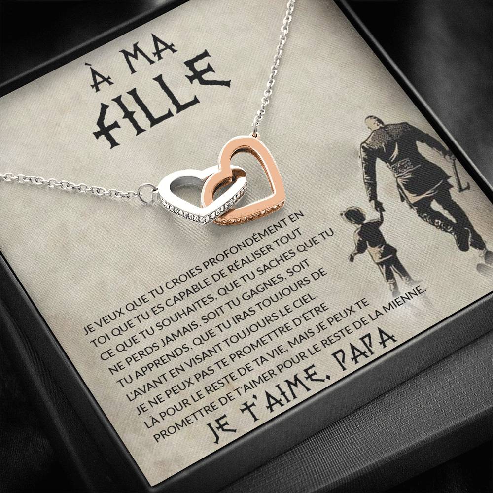 LINKY • Déclaration Pour Ma Fille Version Papa Double Cœur - Lehnaa